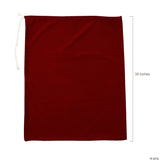 Burgundy Velvet Santa Toy Bag