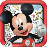 Disney Mickey Square Plates 9"