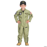 FIGHTER PILOT CHILD SMALL 4-6 - Kids Halloween Costume Cosplay & Party Outfit