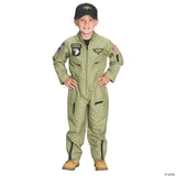 FIGHTER PILOT CHILD SMALL 4-6 - Kids Halloween Costume Cosplay & Party Outfit