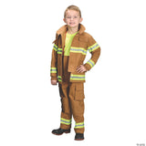 FIRE FIGHTER CHILD TAN SM 4-6 - Kids Halloween Costume Cosplay & Party Outfit