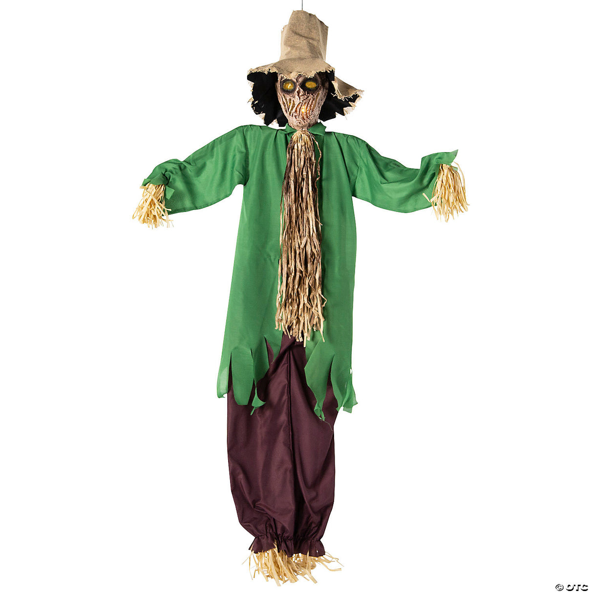 6 Ft. Light-up Hanging Animated Scarecrow Halloween Decoration