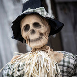 32 1/4" X 47 1/4" Hanging Sonic Skeleton Reaper Halloween Decoration