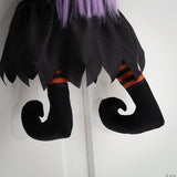 23 1/2" X 29 1/2" Hanging Animated Crashed Witch Halloween Decoration