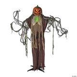 68 3/4" X 86 1/2" Animated & Light-up Standing Jack-o’-lantern Man Halloween Decoration