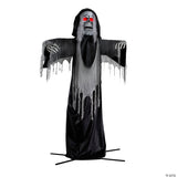 12 Ft. Standing Body Turning Grim Reaper Halloween Decoration