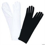 ELBOW LENGTH GLOVES-WHITE