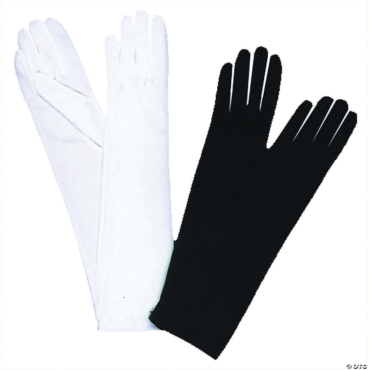 ELBOW LENGTH GLOVES-WHITE