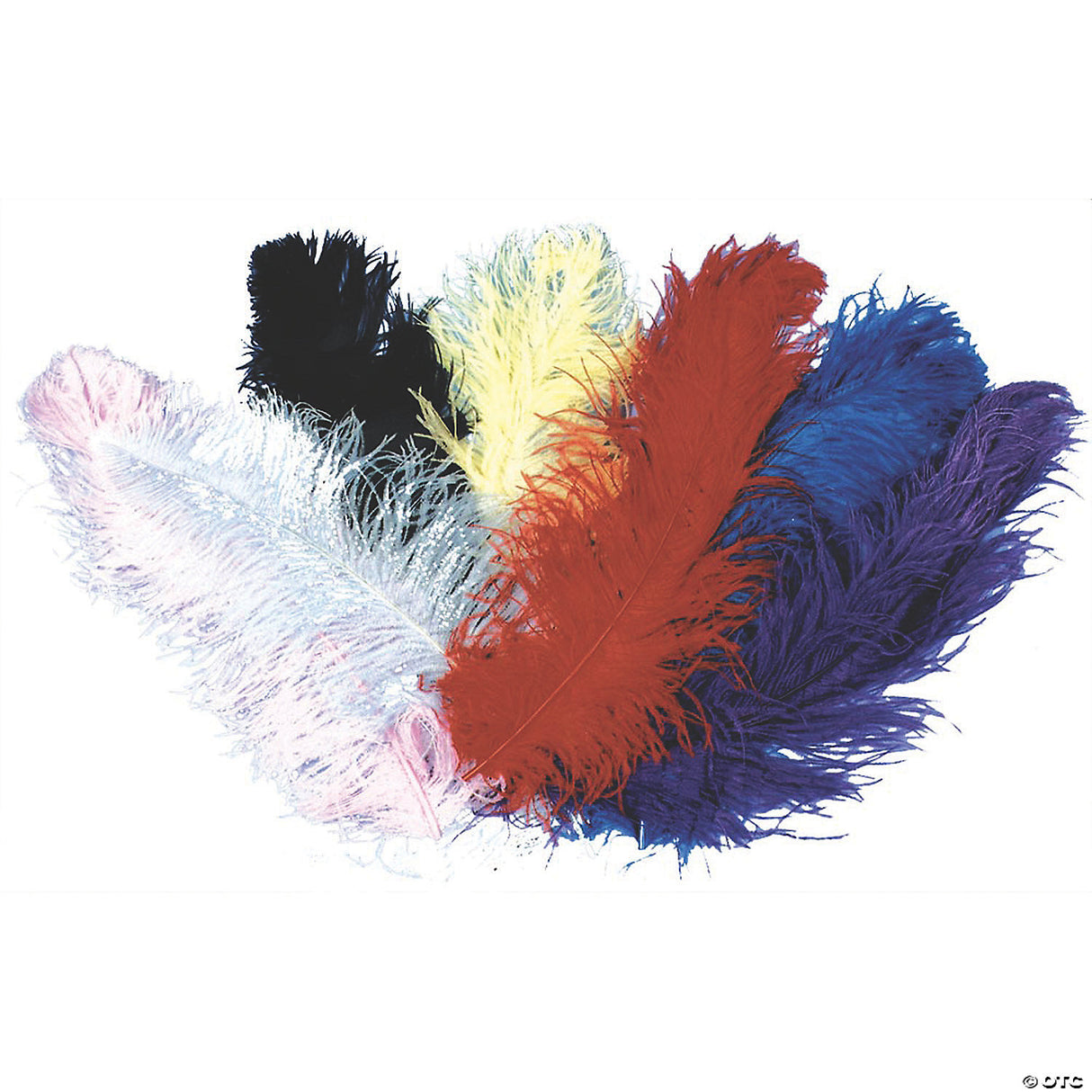 JUMBO OSTRICH PLUME-WHITE