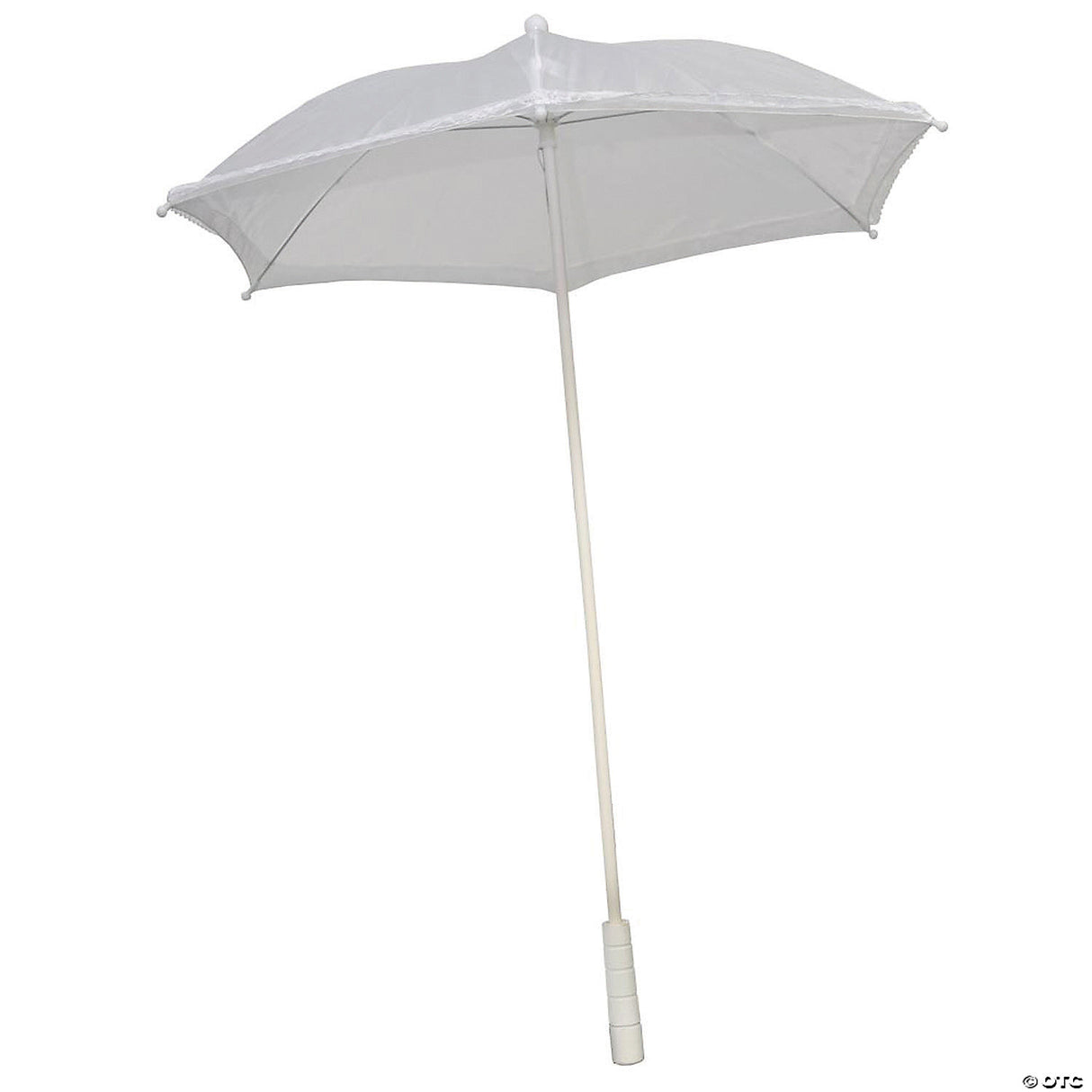 PARASOL NYLON RUFFLE WHITE