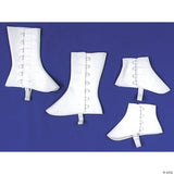 FELT GREY SPATS-SM