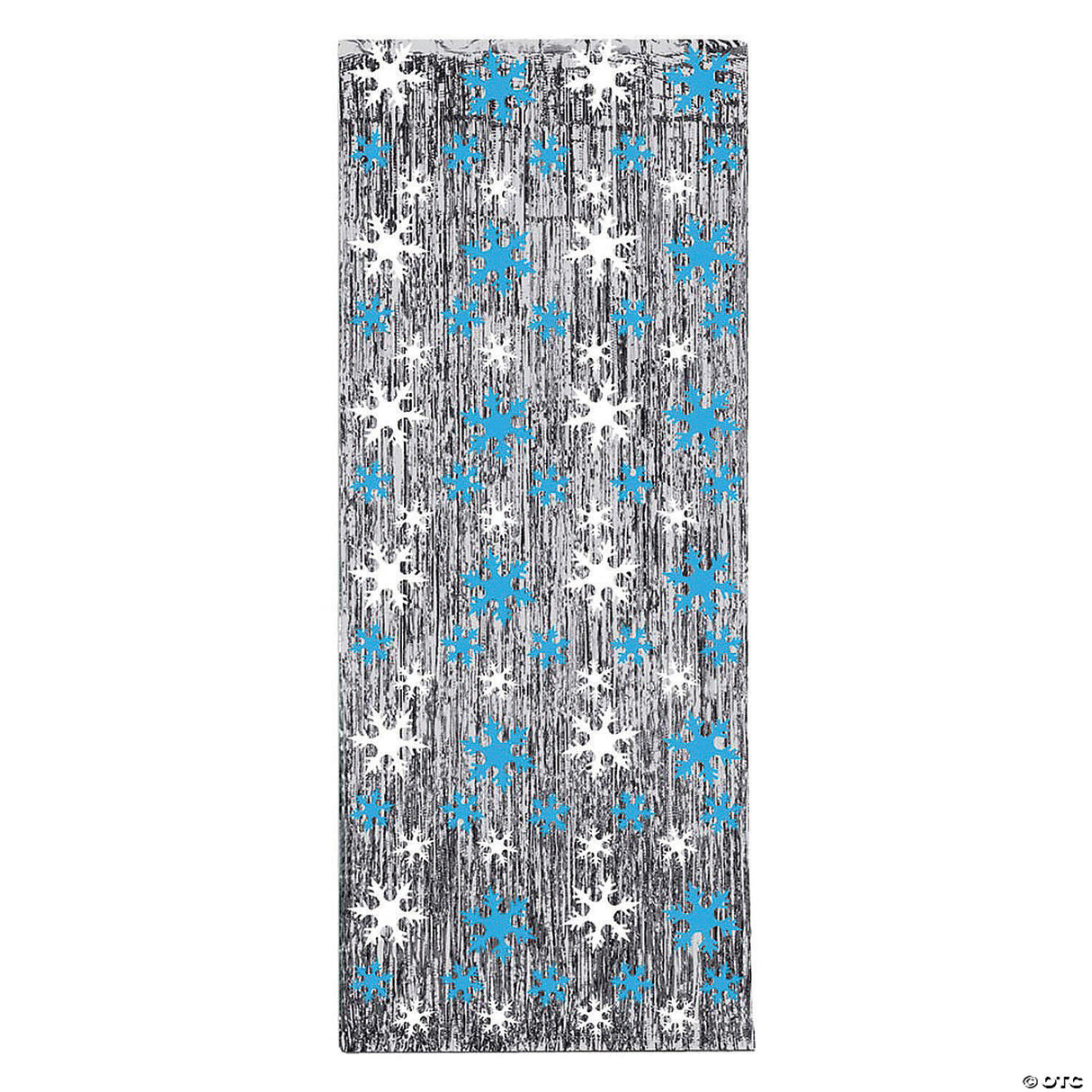 Foil Snowflake Gleaming Door Curtain