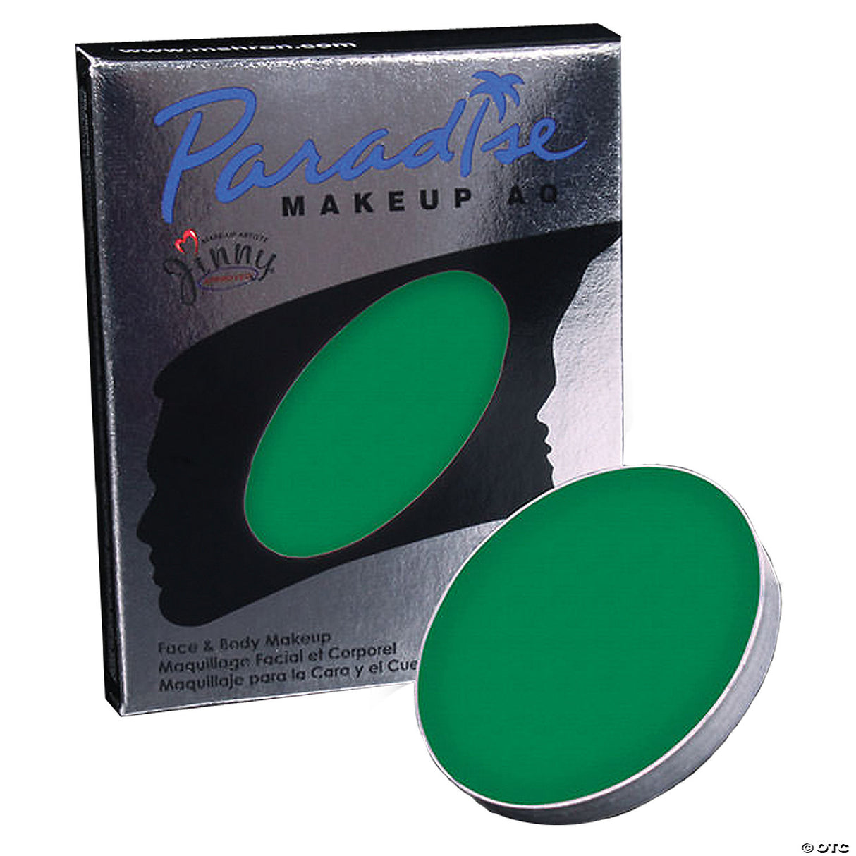 MEHRON PARADISE MAKEUP AQ LT GRN RFILL