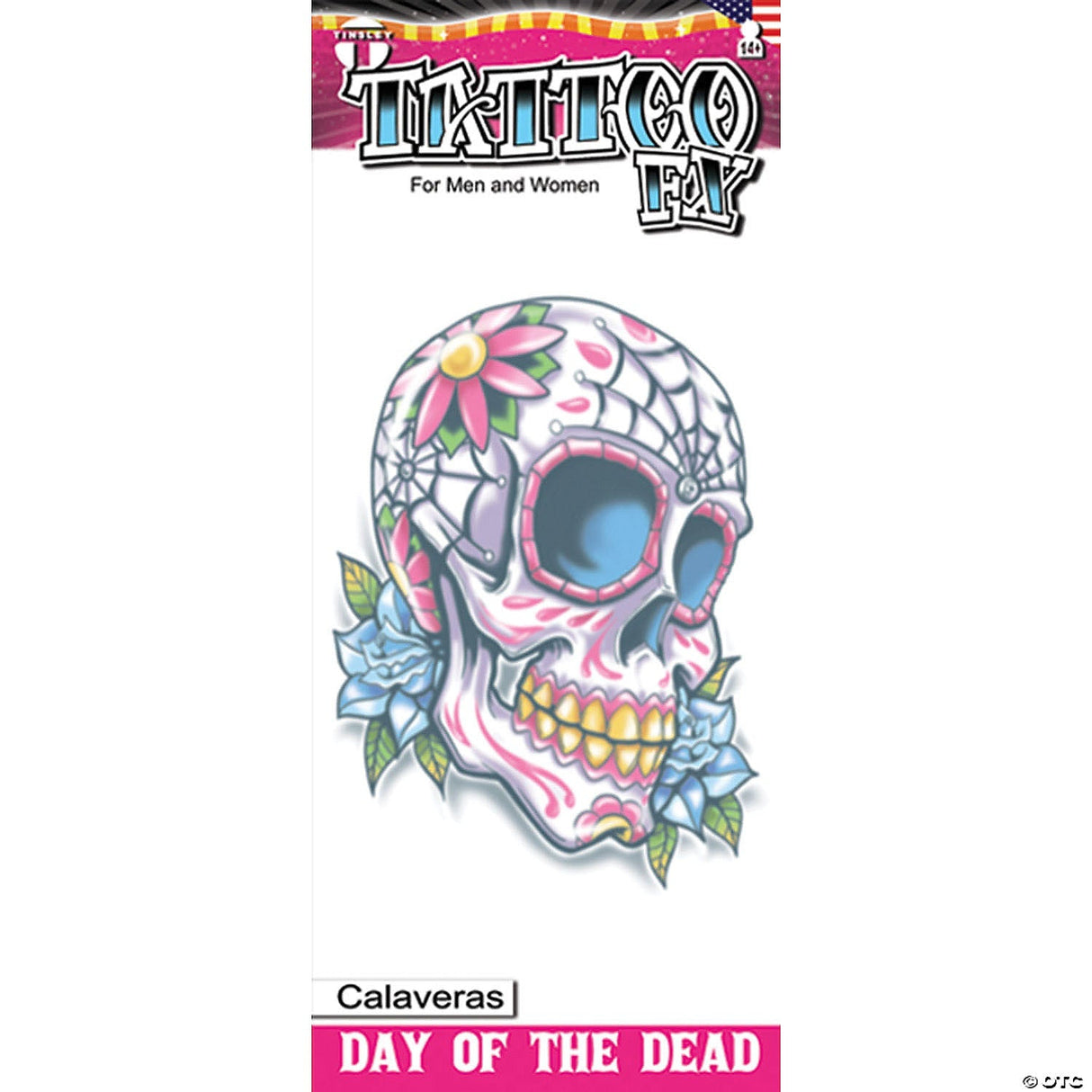 Dod Adhesive Tattoo Sugar Skull