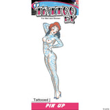 Pin Up Stickon Tattoo Naked Girl - Halloween Costume Dress Up Party Outfit