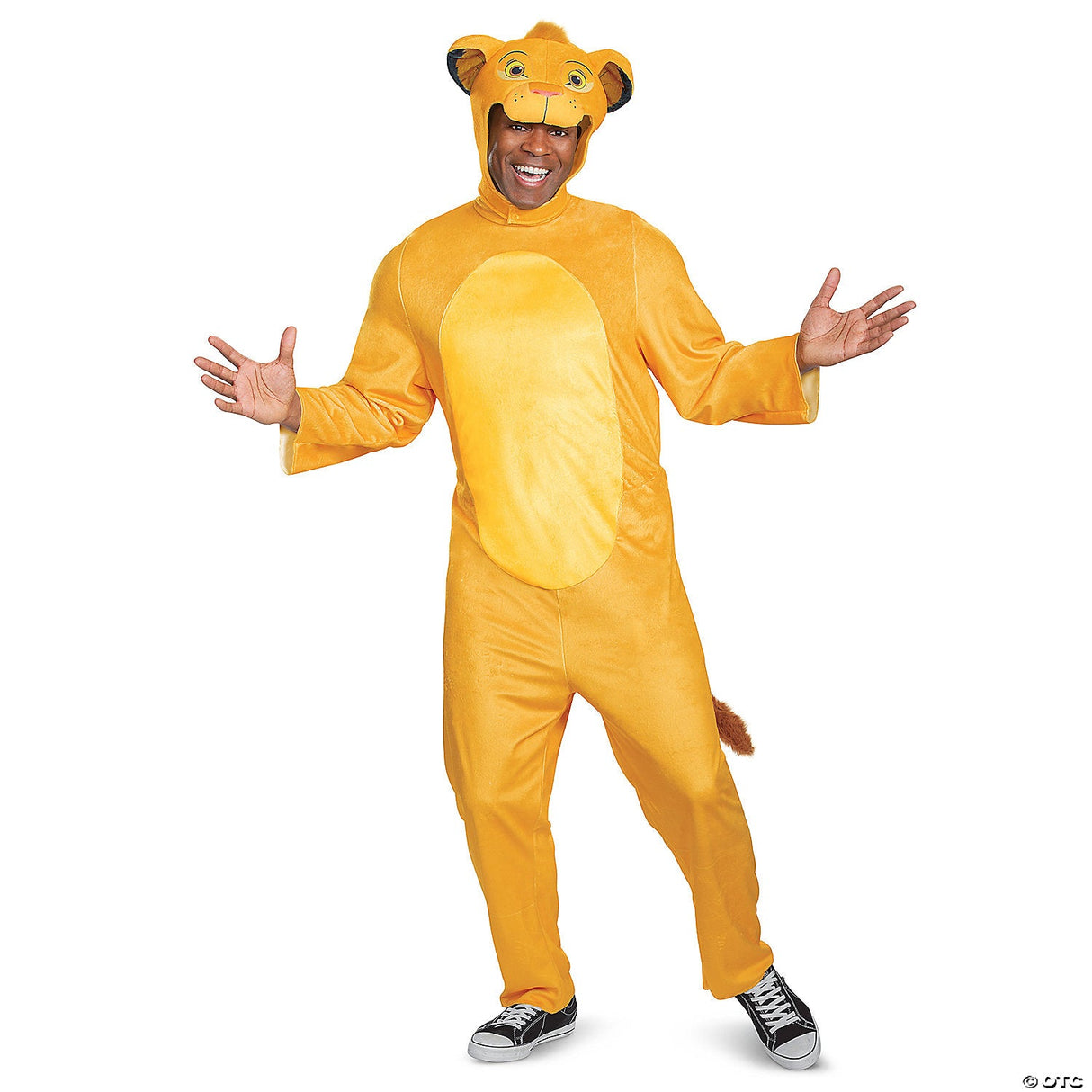 Adults Disney's Lion King Simba Jumpsuit Costume - Small/medium 38-40