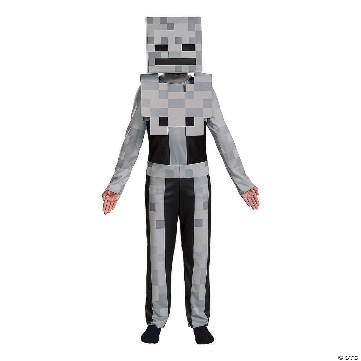 Boys Minecraft Skeleton Costume – Kids Halloween Cosplay Party Outfit