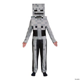 Boys Minecraft Skeleton Costume – Kids Halloween Cosplay Party Outfit