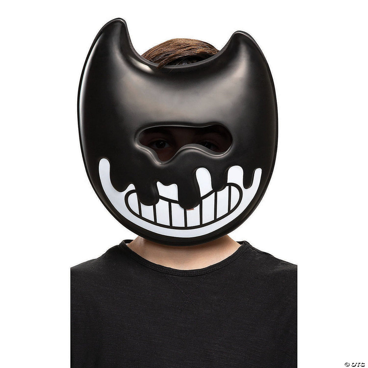Kid’s Bendy And The Ink Machine Ink-demon Half Mask - Halloween Mask Costume Acc
