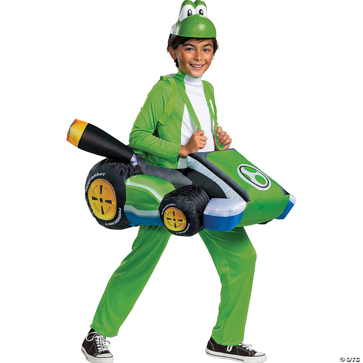 Kids Inflatable Super Mario Bros.™ Yoshi Kart Costume