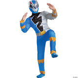 Boy's Muscle Mighty Morphin Power Rangers Blue Ranger Dino Fury Costume - 4-6