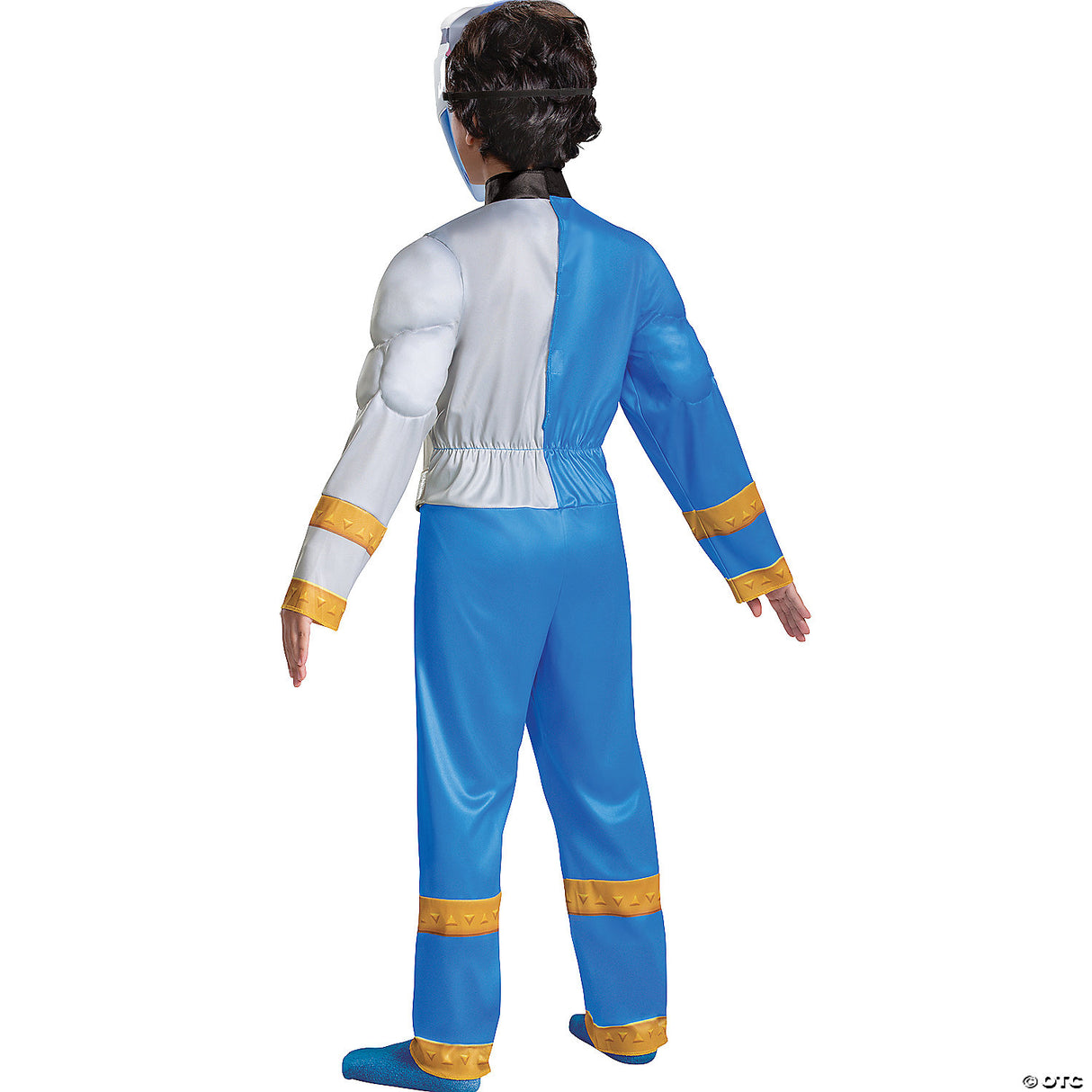 Boy's Muscle Mighty Morphin Power Rangers Blue Ranger Dino Fury Costume - 4-6