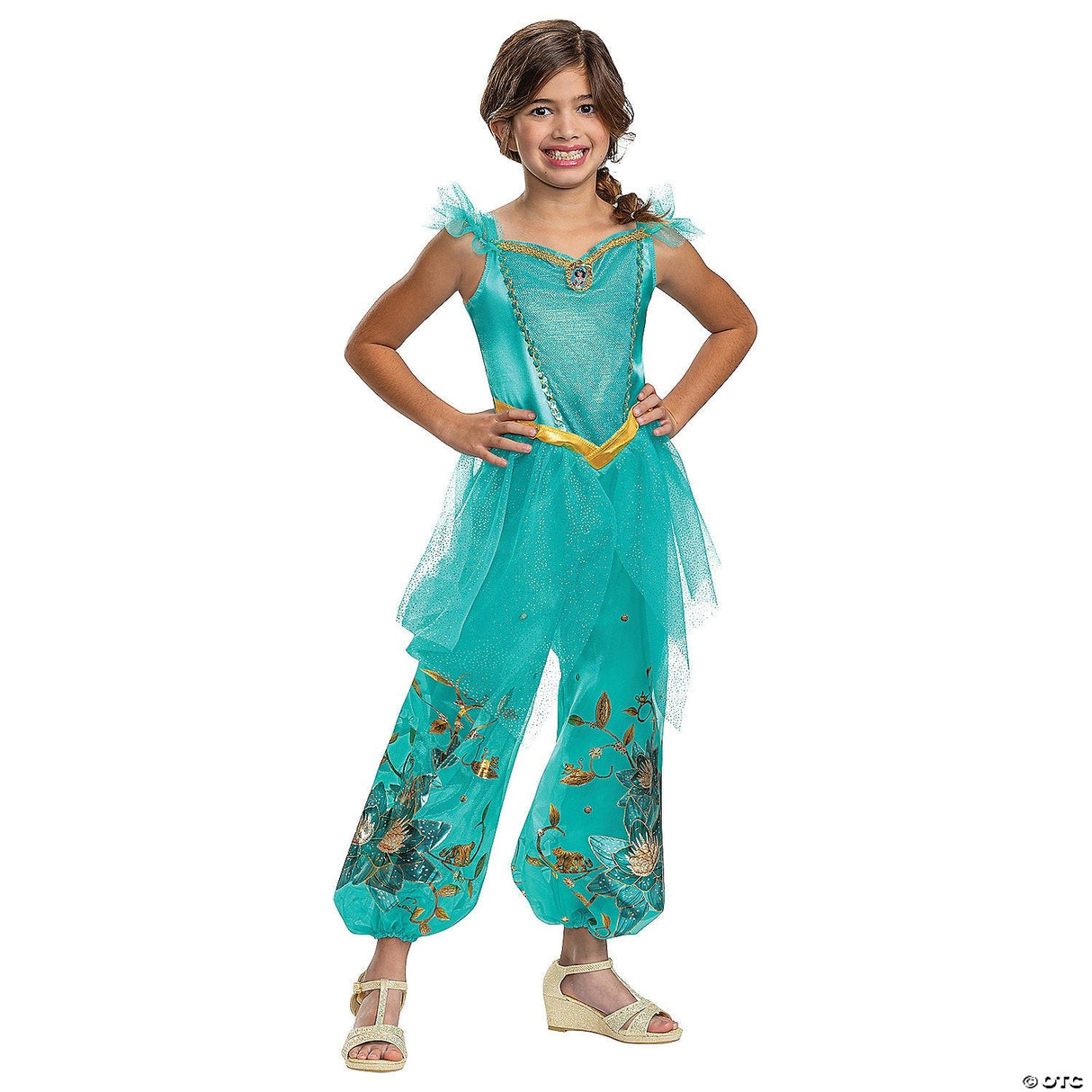 JASMINE DELUXE TODDLER 3T-4T - Toddler Halloween Costume Cosplay Dress Up