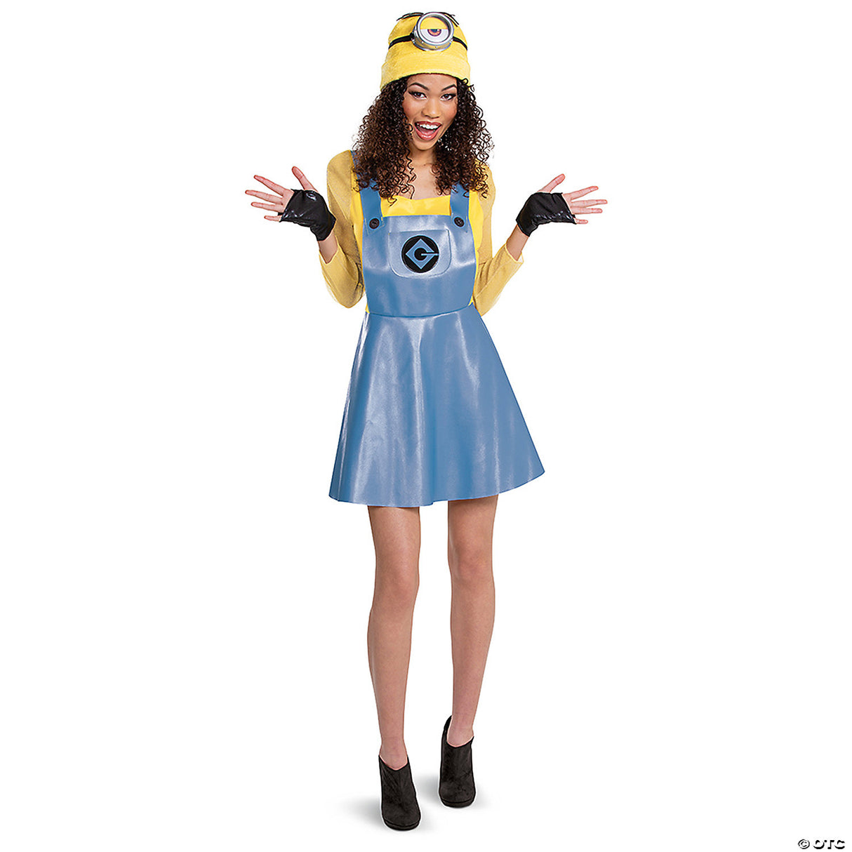 Women's Deluxe Minions™ Stuart Costume - Medium 8-10