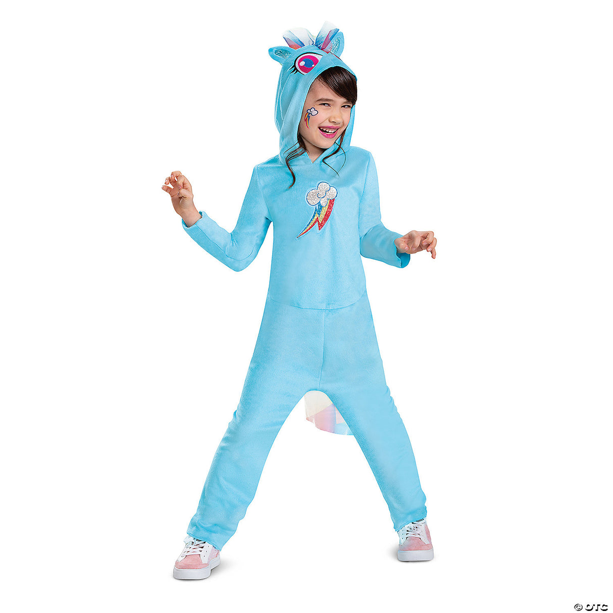 Kids My Little Pony™ Rainbow Dash Hooded Jumpsuit Costume - Medium 7-8