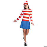 Women’s Wenda Classic Costume – Where’s Waldo Outfit Size Small 4-6