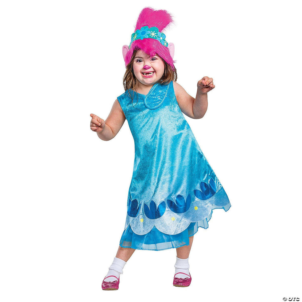 Toddler Trolls Poppy Adaptive Costume - Medium - Toddler Halloween Costume Cospl