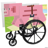 Minecraft Pig Adaptive Wheelchair Cover Costume