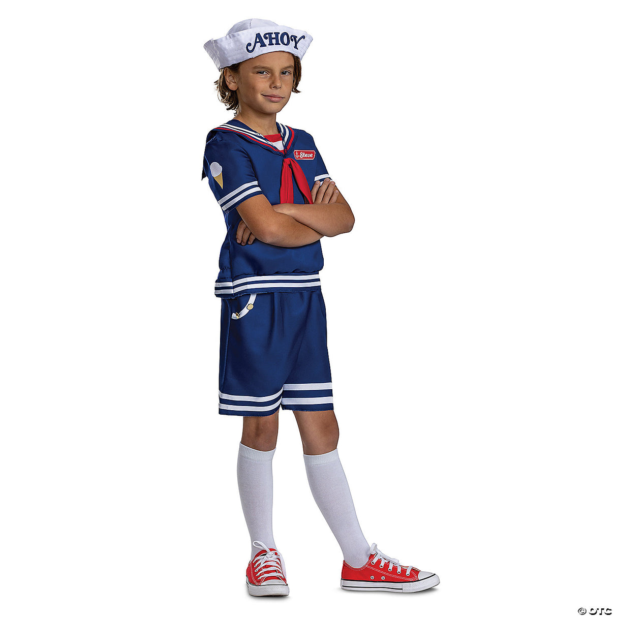 Tween Classic Stranger Things™ Steve Scoops Ahoy Costume - Large 10-12