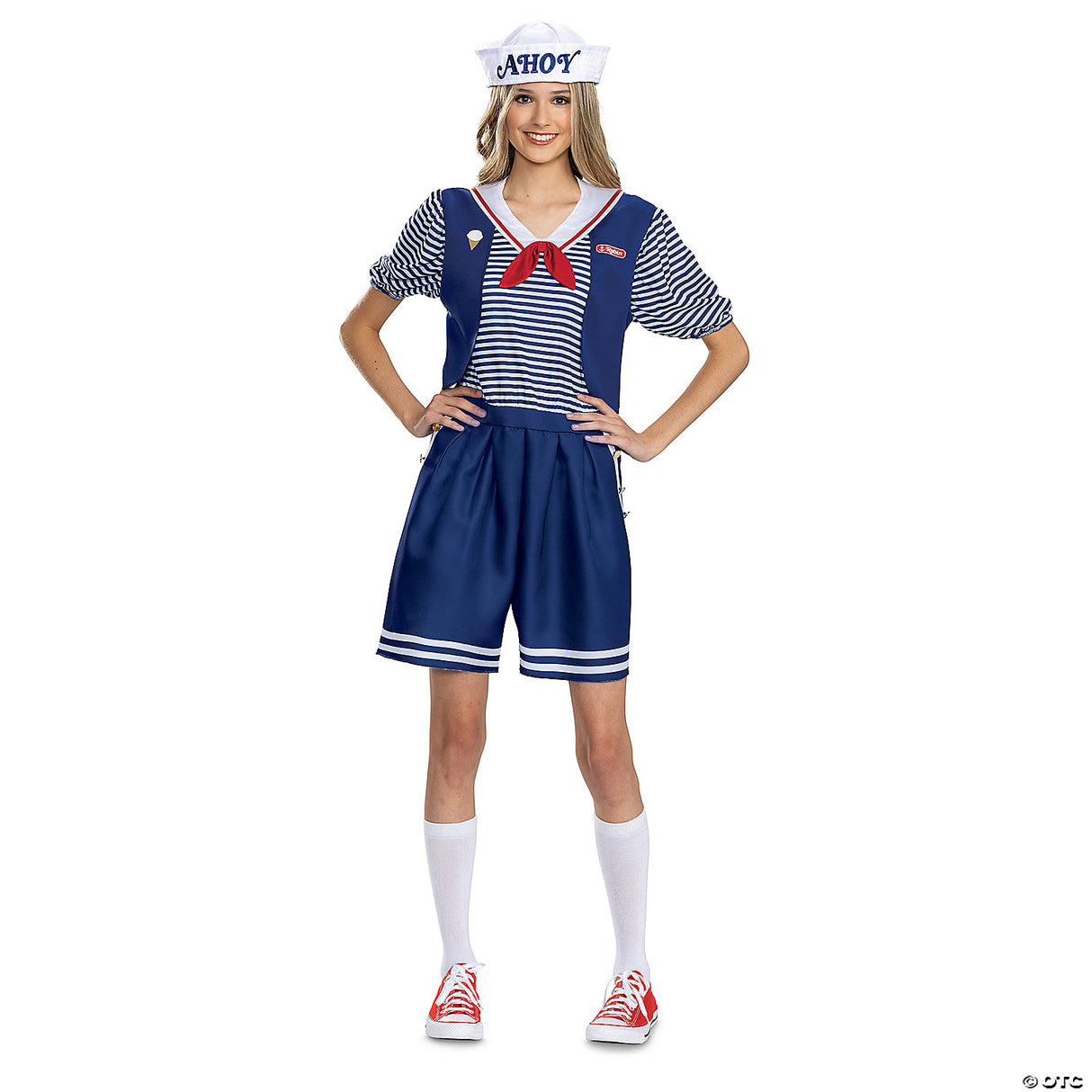 Women's Deluxe Stranger Things™ Robin Scoops Ahoy Costume - Large 12-14