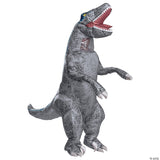 Adults Jurassic World Inflatable Blue Dinosaur Costume – Cosplay Halloween Party
