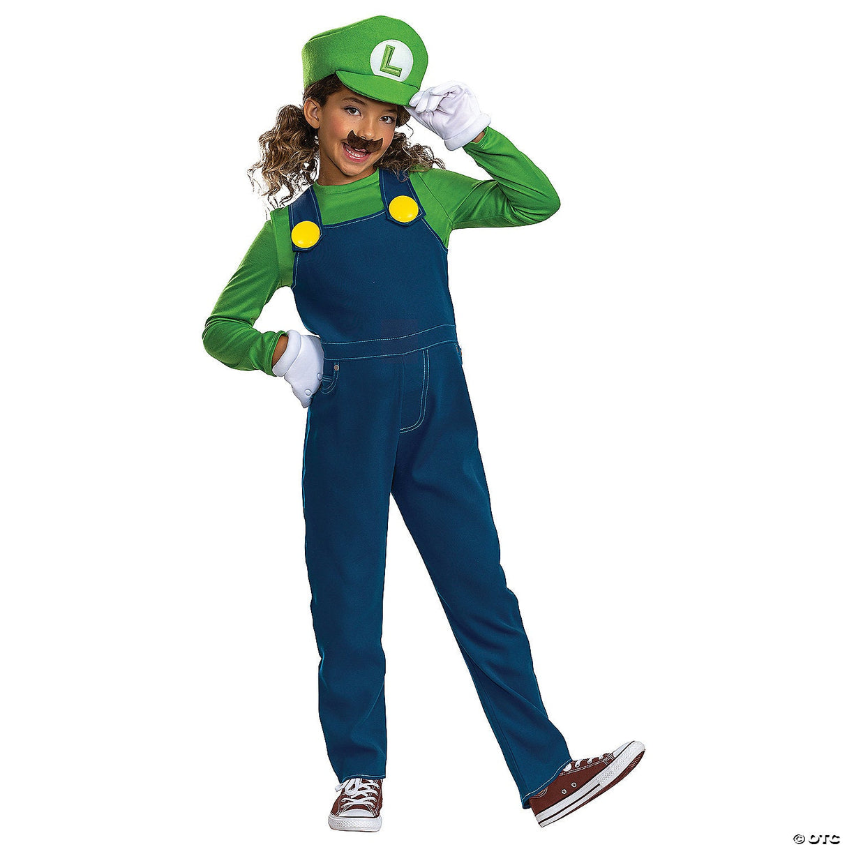 LUIGI ELEVATED CHILD S 4-6 - Kids Halloween Costume Cosplay & Party Outfit