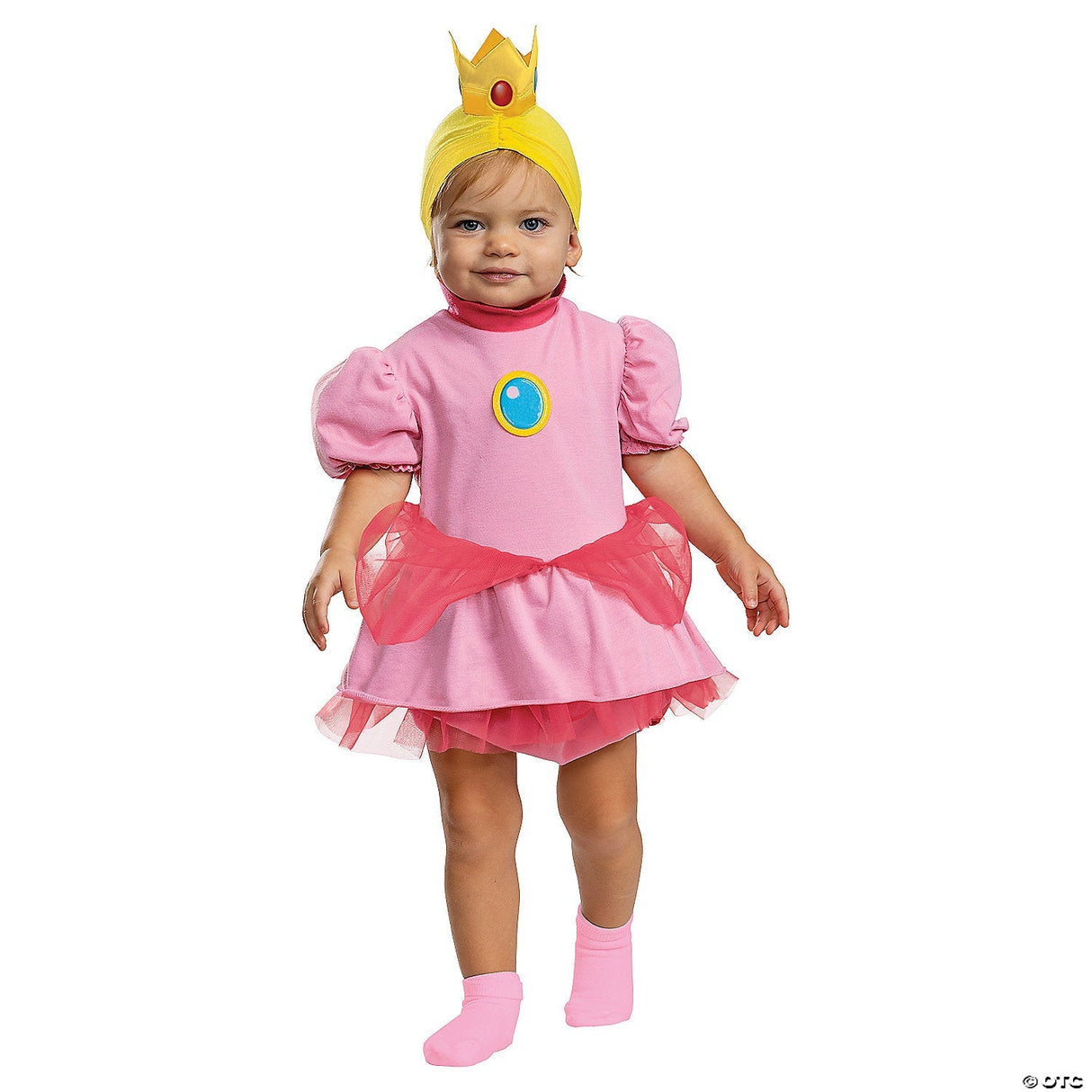 PRINCESS PEACH POSH INFANT 12-18 MTHS - Baby Halloween Costume Infant Cosplay Dr