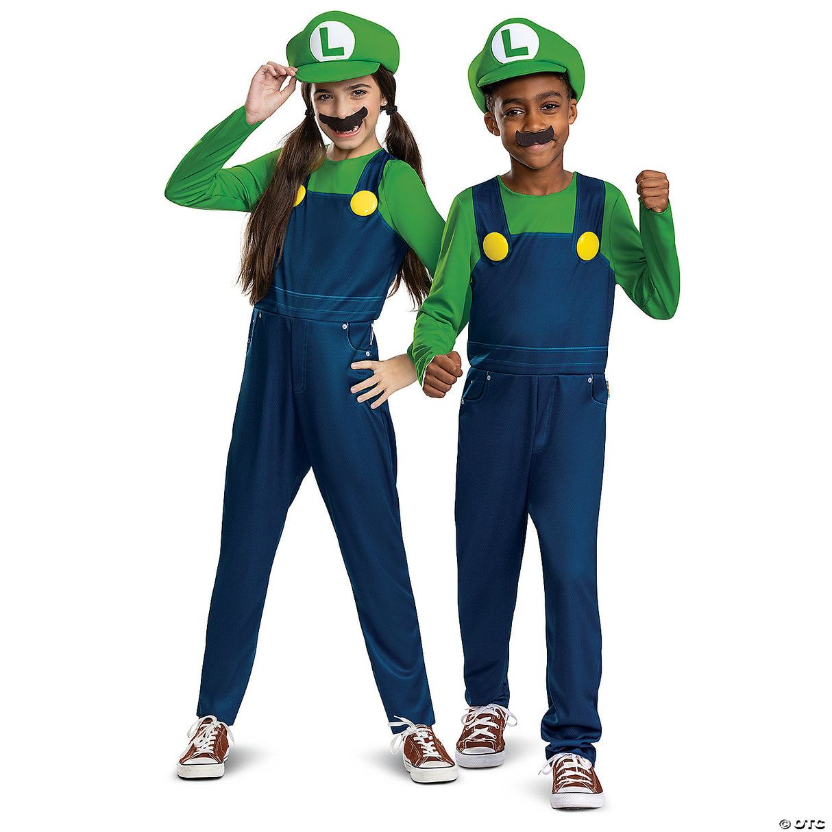 Kids Classic Elevated Super Mario Bros™ Luigi Costume - Large 10-12