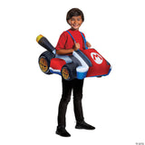 Boy's Inflatable Super Mario Bros.™ Mario Kart Costume - Kids Halloween Costume