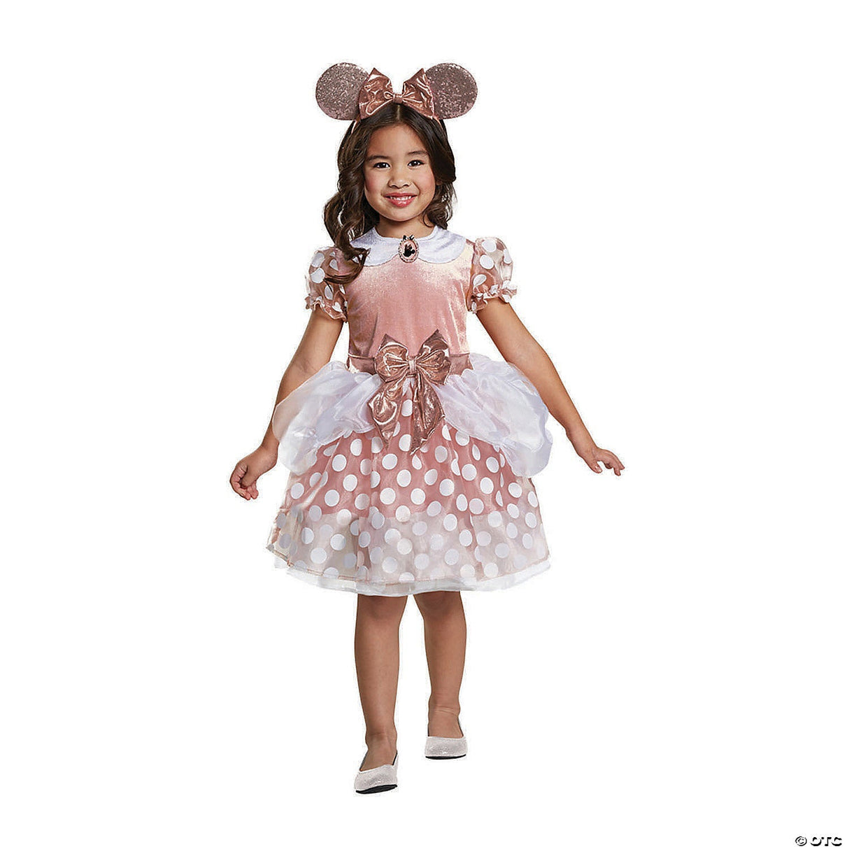 Toddler Girl's Rose Gold Minnie Costume - 3t-4t Toddler Halloween Costume