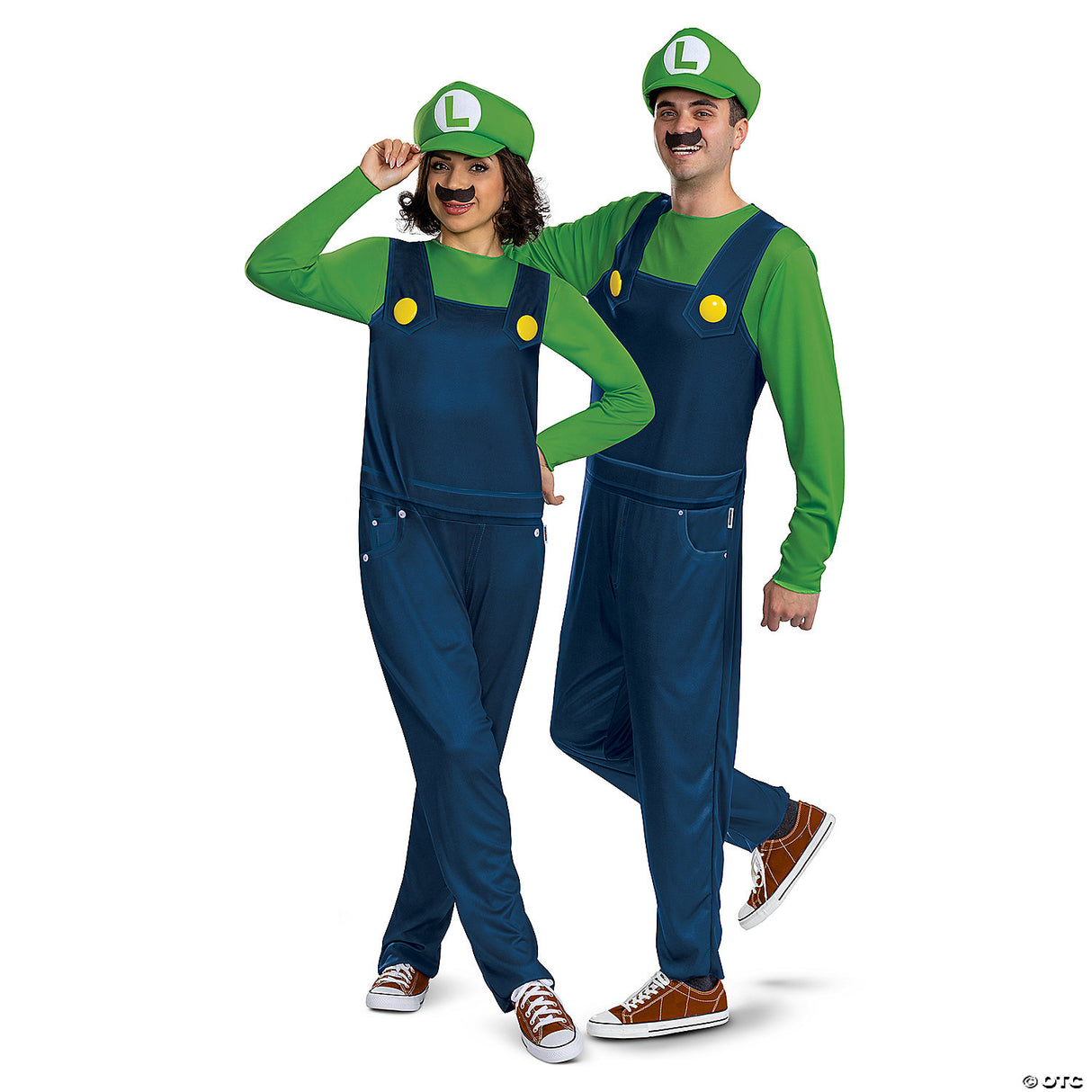 Adults Classic Elevated Super Mario Bros™ Luigi Costume - Small/medium 38-40