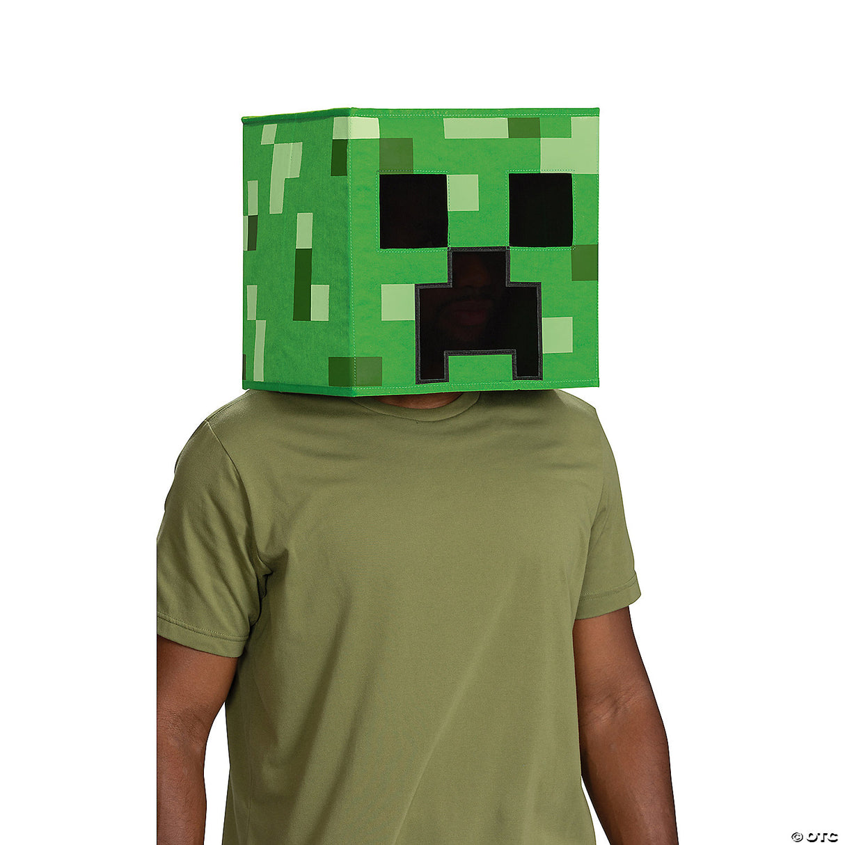 Minecraft™ Anniversary Creeper Block Head Mask