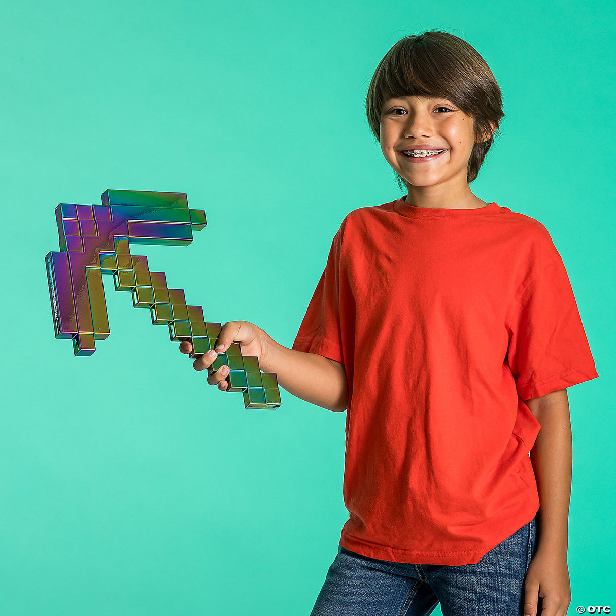 15" Minecraft™ Anniversary Netherite Slick Pickaxe Toy Weapon