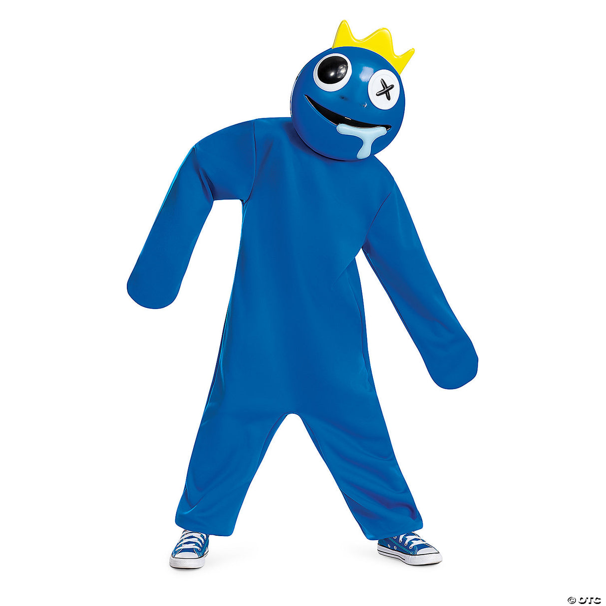 Kids Classic Rainbow Friends Blue Costume - Large 10-12