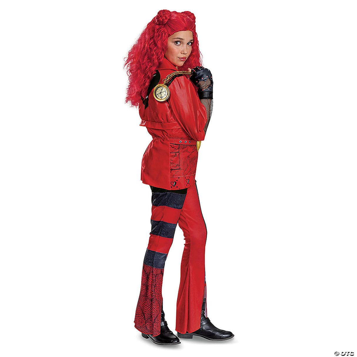 Girl's Descendants Red Dxl L - Halloween Costume Dress Up Party Outfit