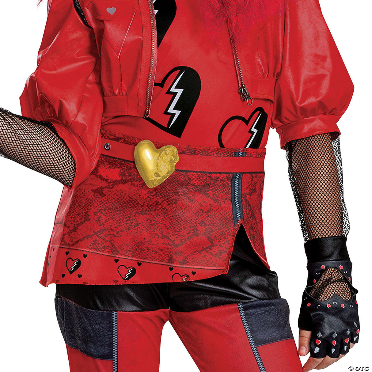 Girl's Descendants Red Dxl L - Halloween Costume Dress Up Party Outfit