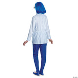 Women's Deluxe Disney/pixar Inside Out 2 Blue Sadness Costume - Large 12-14