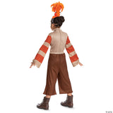 Girl’s Classic Disney/pixar Inside Out 2 Orange Anxiety Costume - Large 10-12