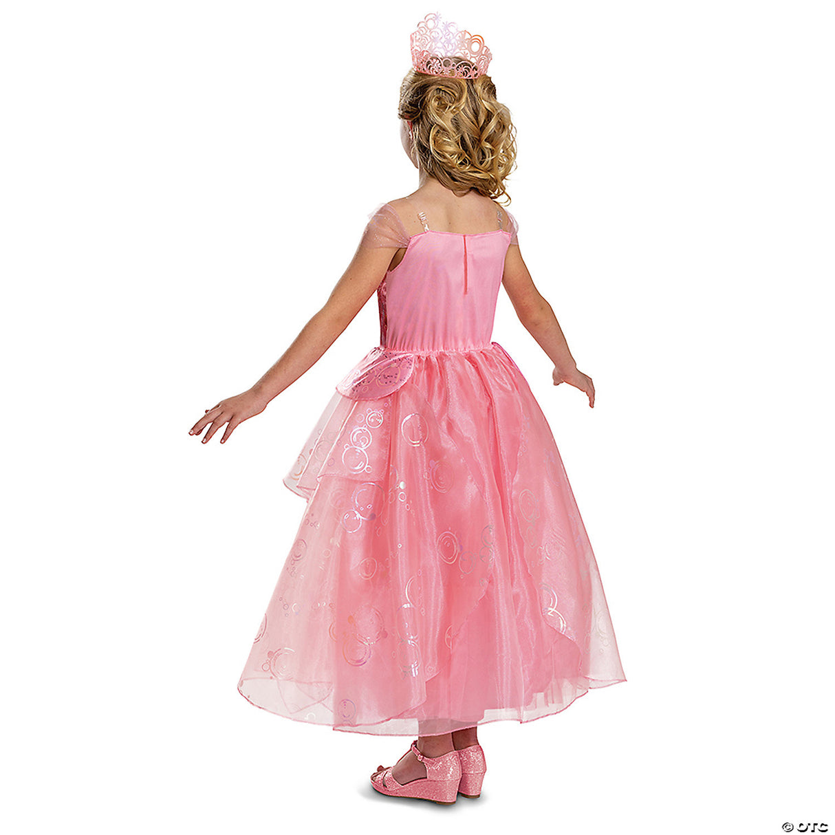 Girl’s Deluxe Wicked™ Glinda The Good Witch Pink Dress Costume - Large 10-12