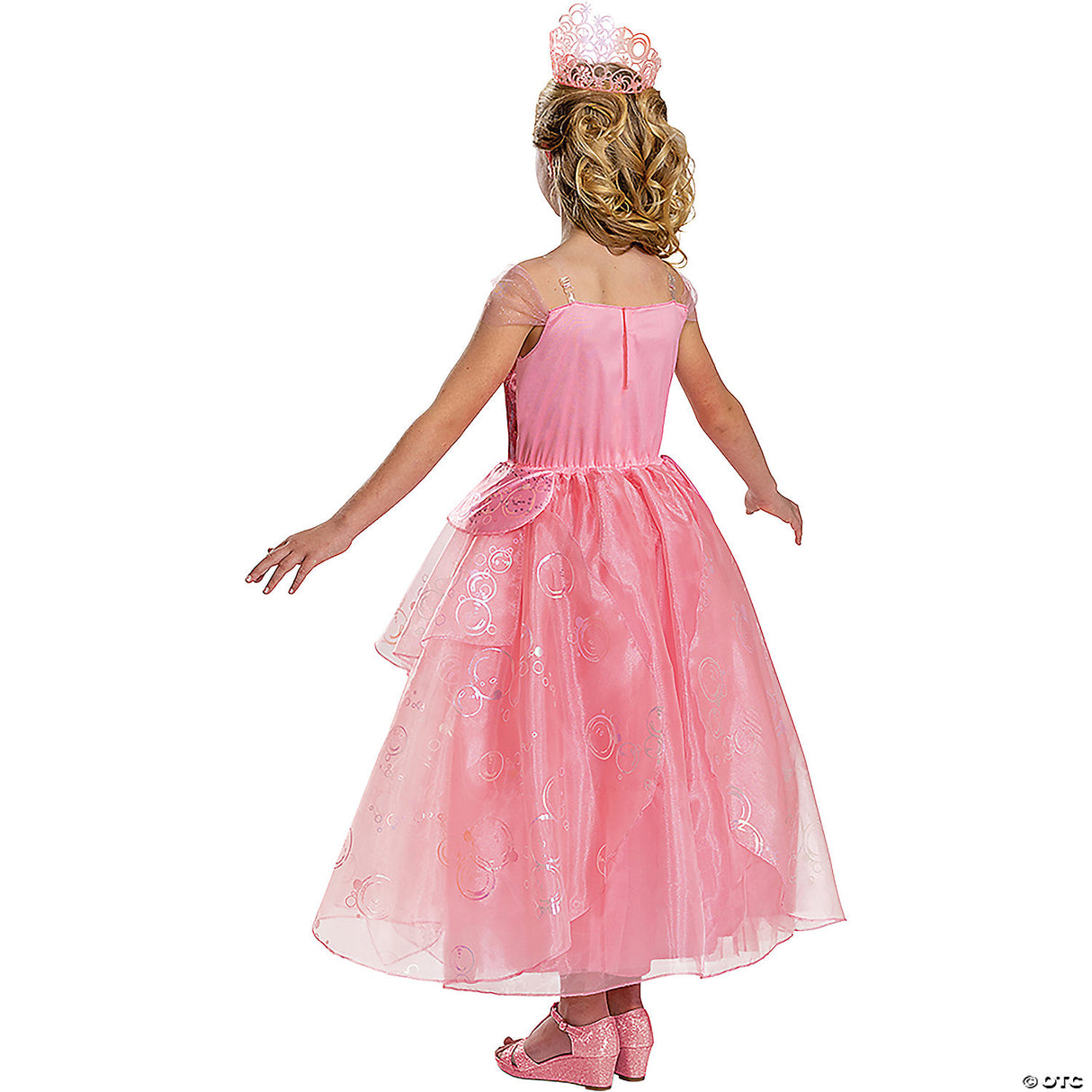 Girl’s Deluxe Wicked™ Glinda The Good Witch Pink Dress Costume - Large 10-12